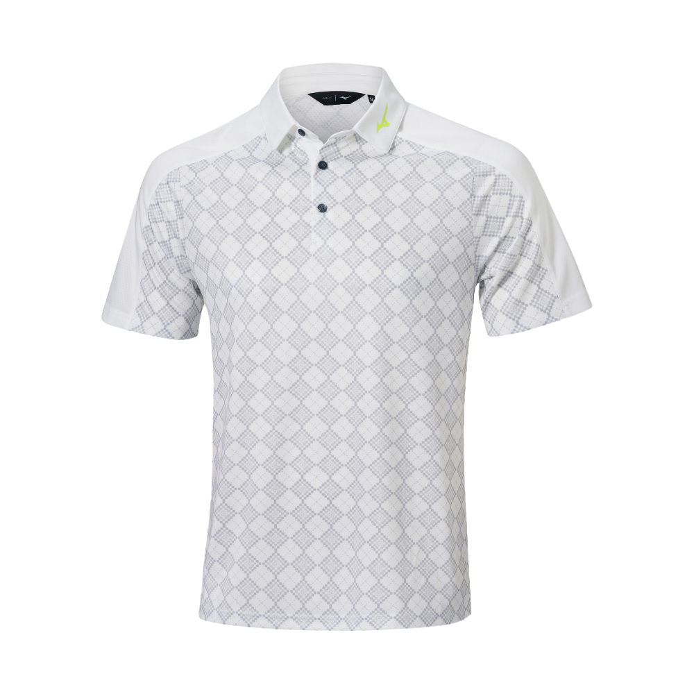 Mizuno Dynamic Graphic Polo(M) Optic white Homme TailleXXL